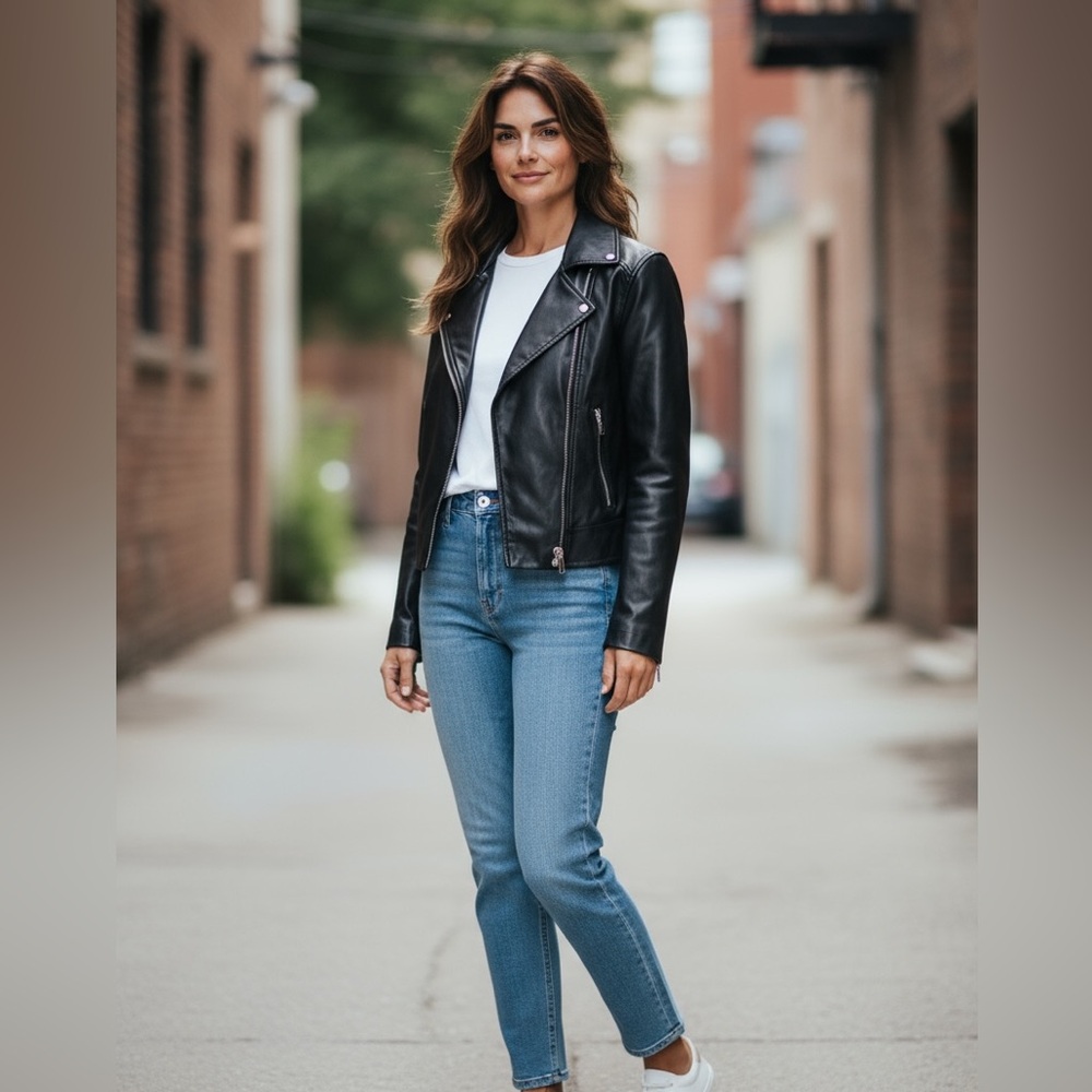 Blank NYC Black Leather Jacket